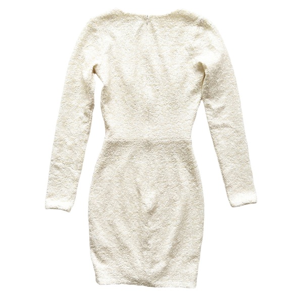 Dress the Population Bridget Sequin Dress in Pearl | EXTRA SMALL - Picture 3 of 8